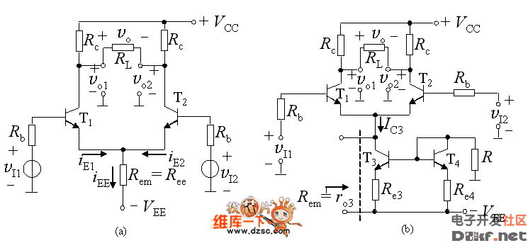 差动放大器电路图