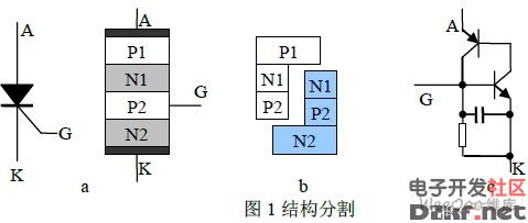 双向可控硅等效图图片