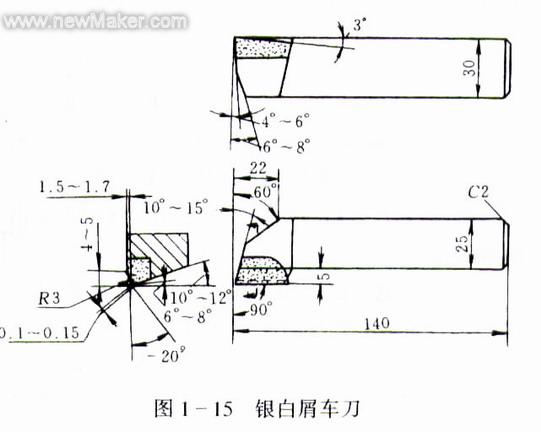 切断刀角度标注图片