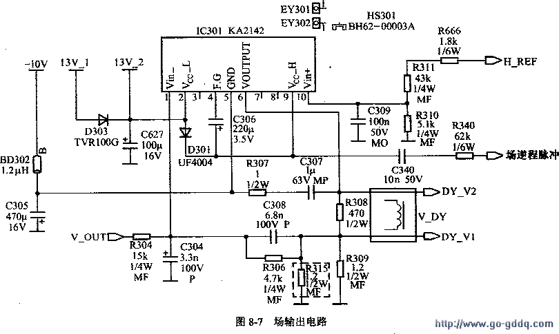 行扫描电路故障图解图片