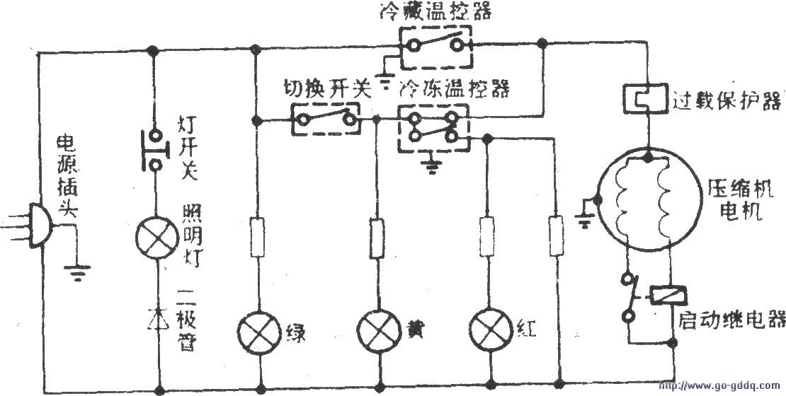 海尔冰箱电脑板电路图图片