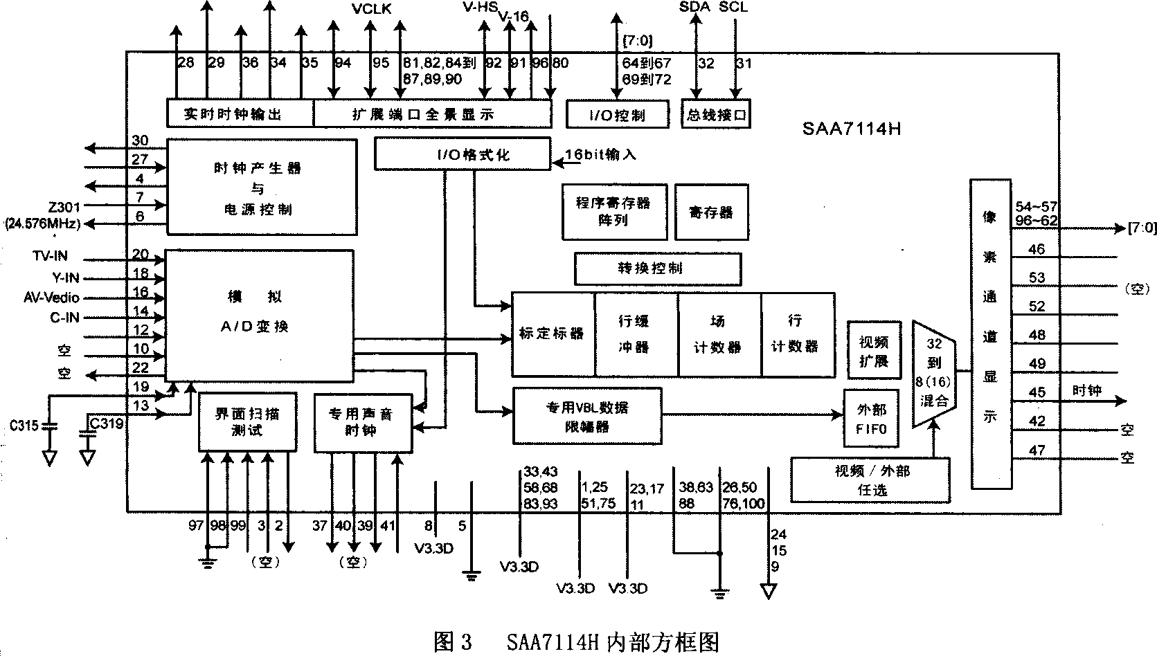光栅解码器h9730线路图图片