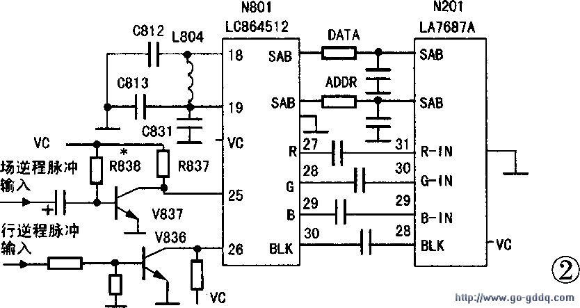hc2511b电路图图片