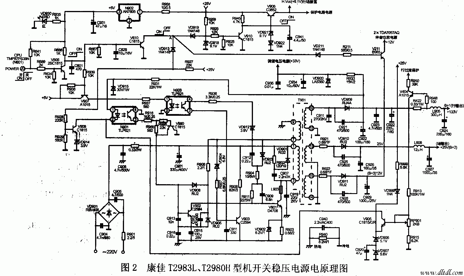 康佳q0765r电源电路图图片