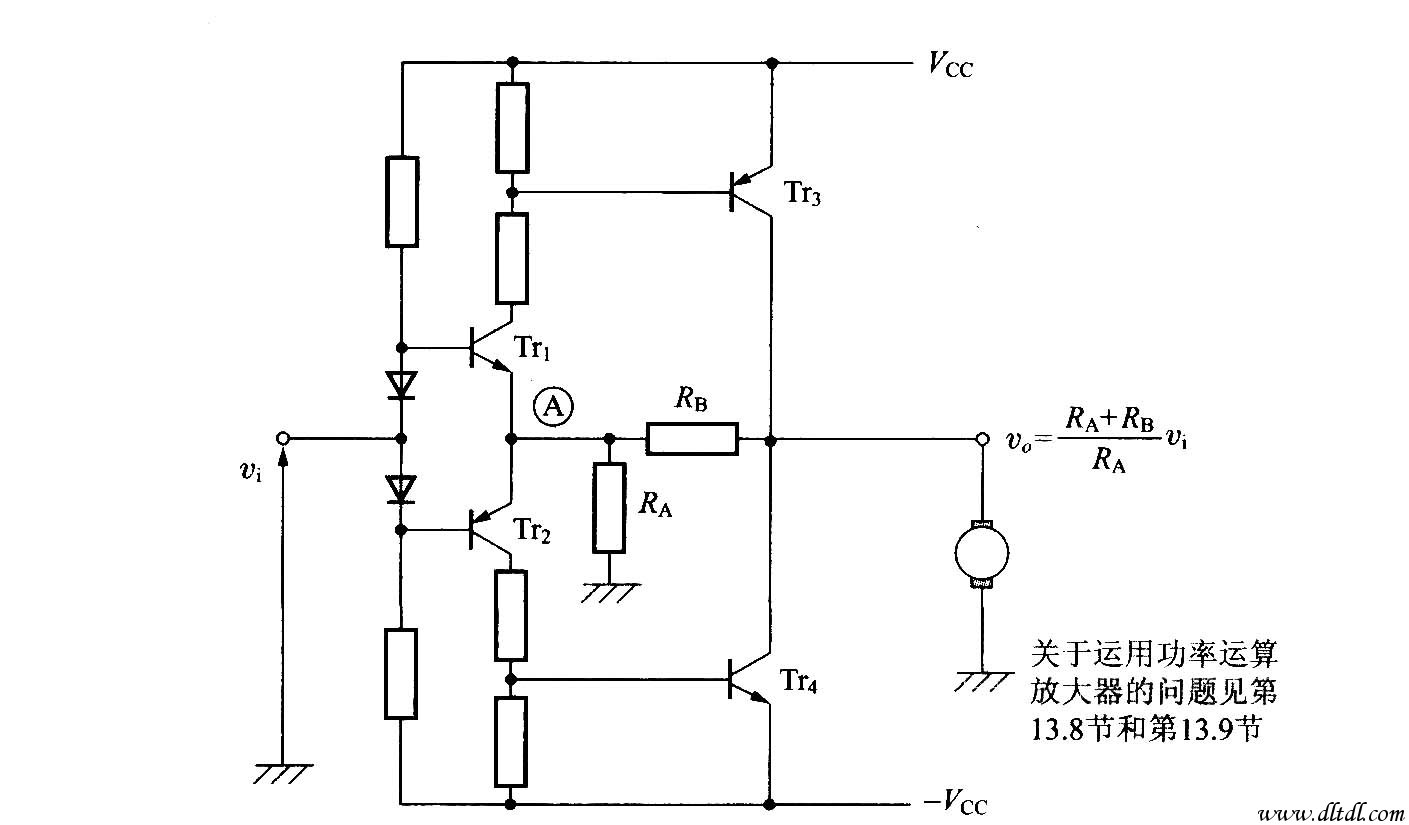 tr3和tr4也可以採用達林頓晶體管(錄入編輯:電路圖電路網www,dltdl