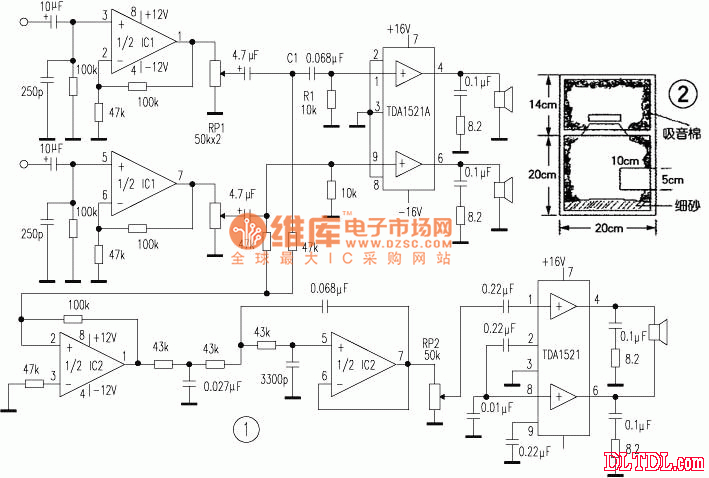 15寸低音炮制作图纸图片