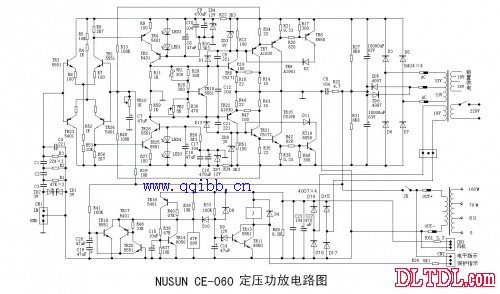 定压功放维修图解图片