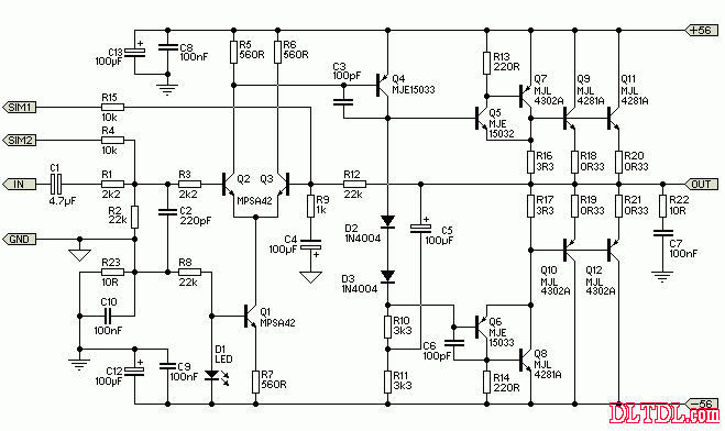 tda7492功放电路图图片