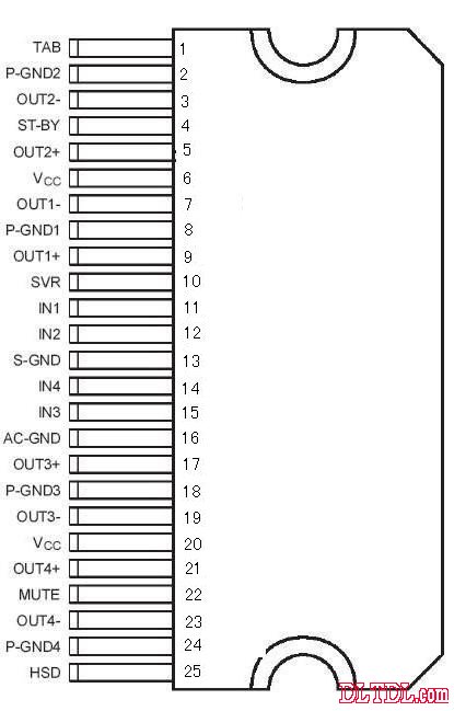 tda7385引脚功能图图片