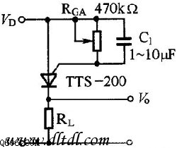 tts-200温控晶体闸管电路图