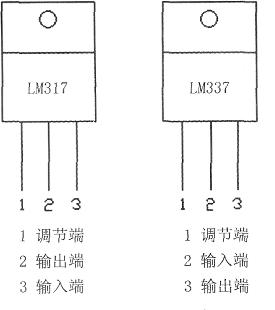 5v×2的交流电压,经vd1～vd4整流后分别送到lm317和lm337