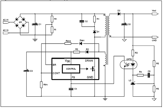 viper17l的应用电路图图片