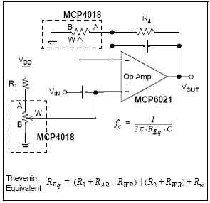 microchipmcp4017數字電位器應用方案