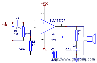 lm1875簡介及基本應用