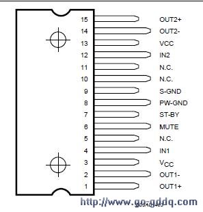 tda7303电路图引脚图片