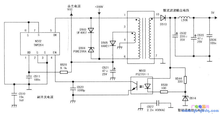 sd4842p电路应用图图片