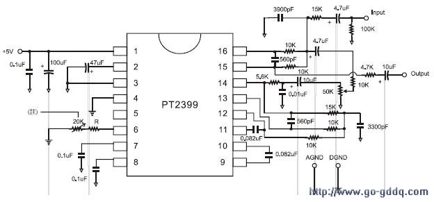 pt2399混响板电路图图片