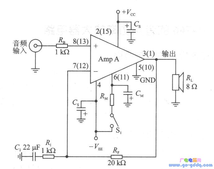 lm4766的双电源应用电路