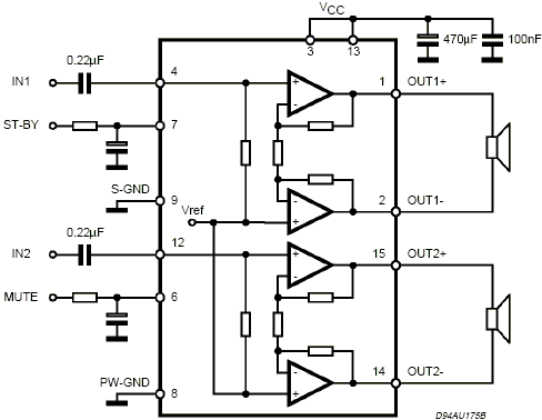 tda72652.1功放电路图图片